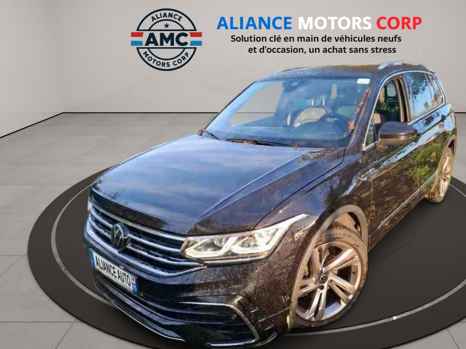 VW TIGUAN R-Line 2.0 TDI SCR 150CH DSG7 - Toit ouvrant  - 06/2022 - 144.599 KMS